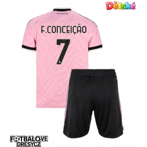 Juventus Francisco Conceicao #7 Dětské Venkovní dres komplet 2026-27 Krátký Rukáv (+ trenýrky)